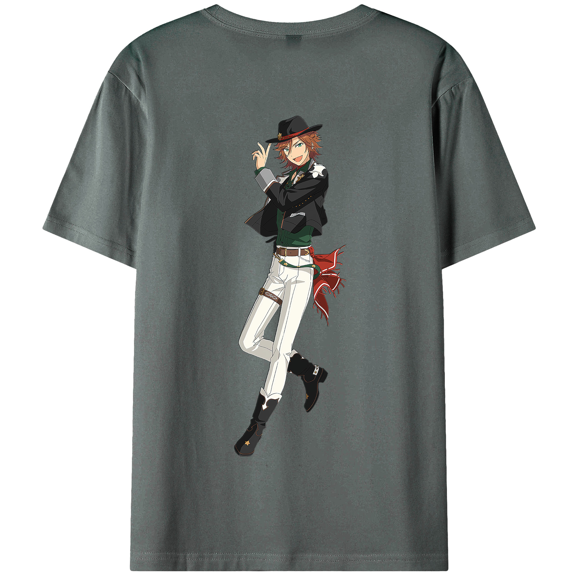 （画像用） あんさんぶるスターズ! Ensemble Stars 綿100％半袖Tシャツ（背面プリント）